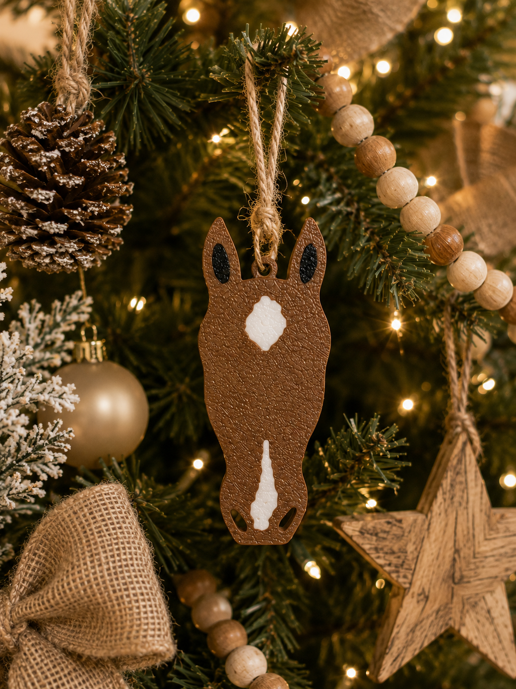 Signature Horse Marking Christmas Ornament