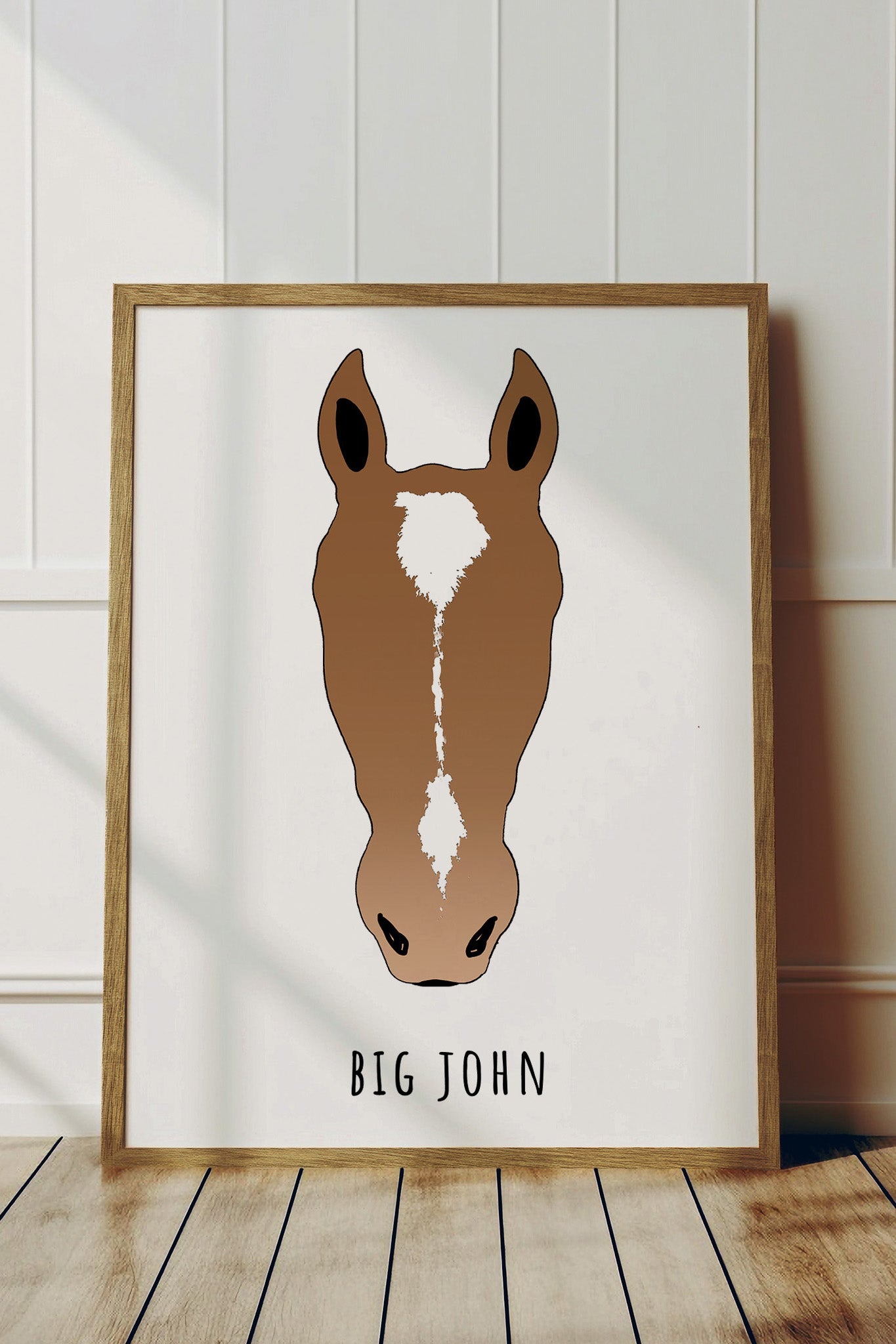 Signature Horse Marking Portrait — Digital Download or Print