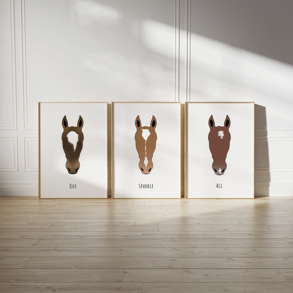 Signature Horse Marking Portrait — Digital Download or Print